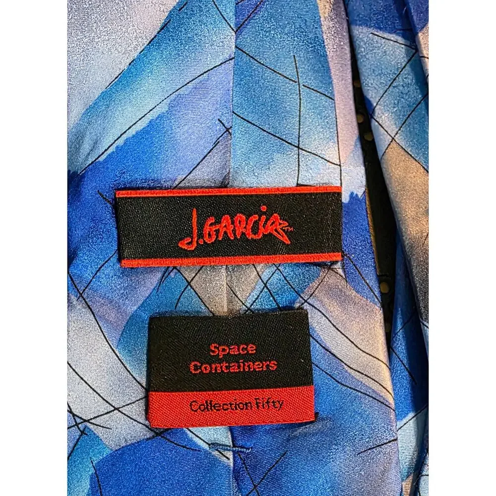 Vintage J. Garcia Tie Space Containers Collection Fifty 100% Silk